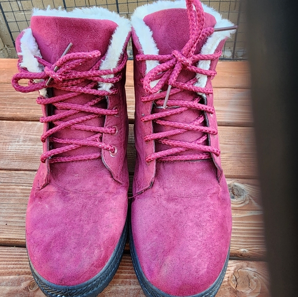 Burgundy Womens Size 40 (8) SQL Boots - Picture 6 of 6